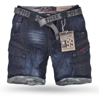 Kraťasy Rydal denim dark blue