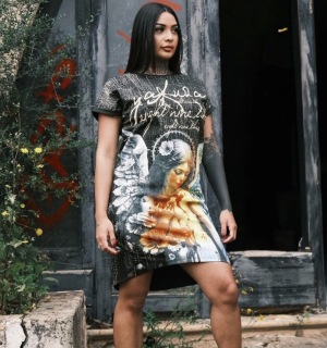 Yakuza dámske šaty Sorrow Urban GKB 26121 black